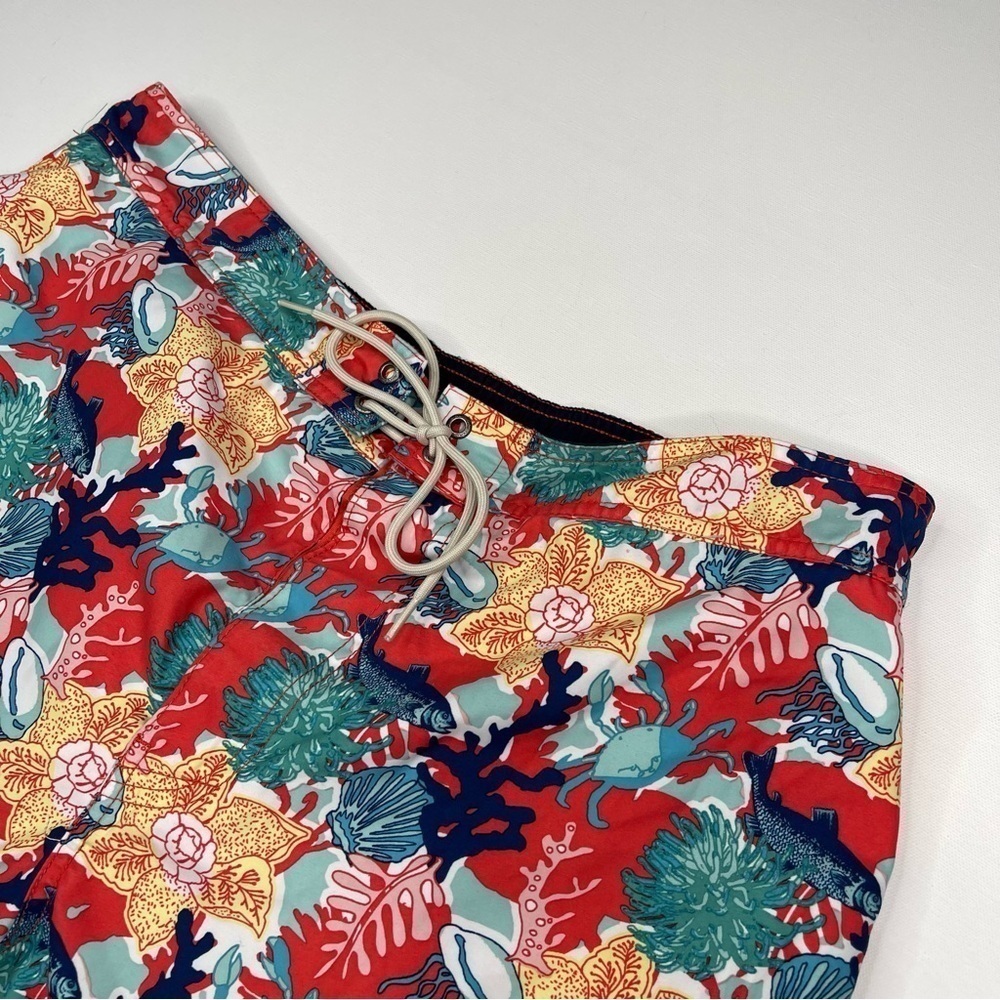 Nautica Swim Trunks Beach Vacation Resort Pool Summer Nautical Tropical Coastal - Picture 3 of 16